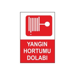 Yangın Hortumu Dolabı Levhası